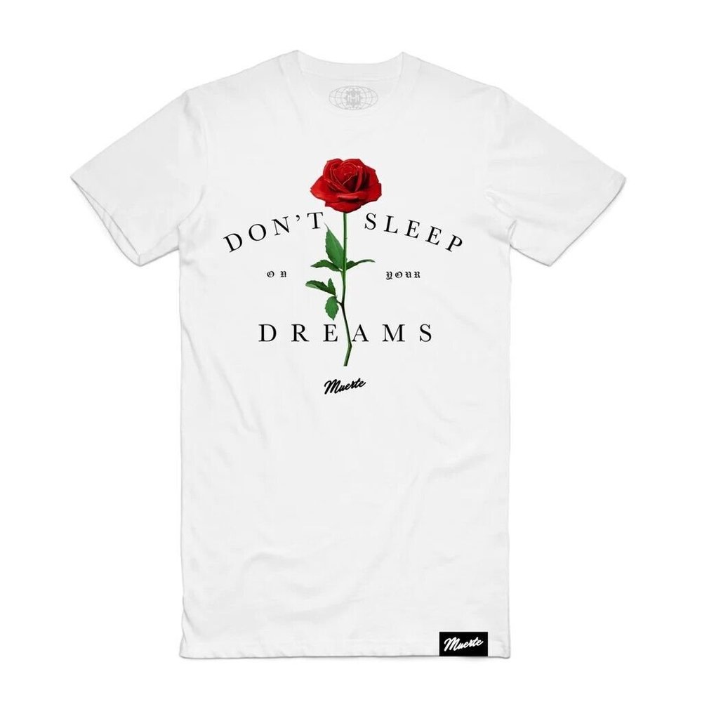 HASTA MUERTE DON'T SLEEP ON YOUR DREAMS ROSE T-SHIRT (MEDIUM)